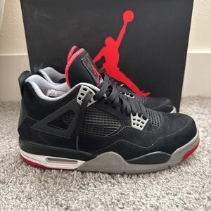 Size 8.5 - Jordan 4 Retro bred release 2012